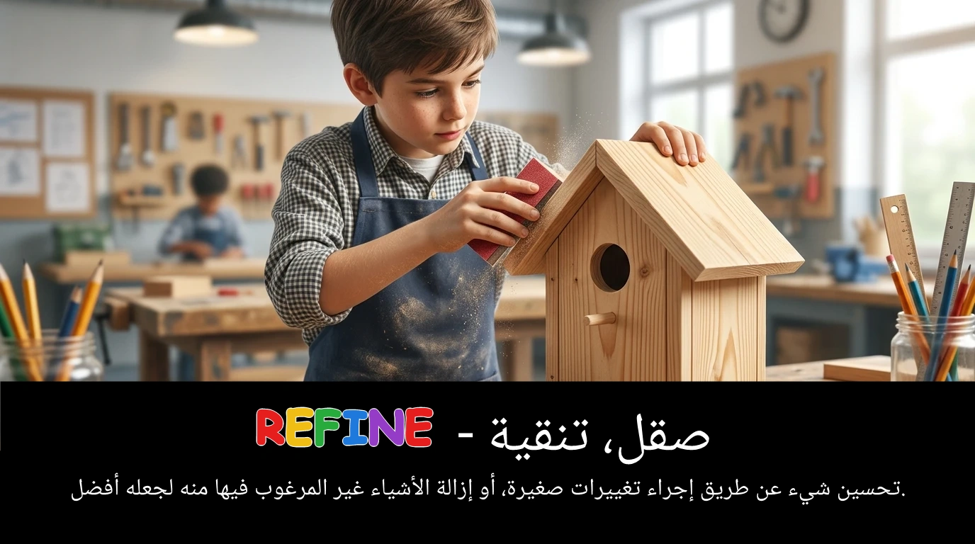 Arabic Illustration for refine